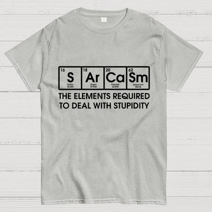 The Elements Required To Deal With Stupidity Geek T-Shirt
