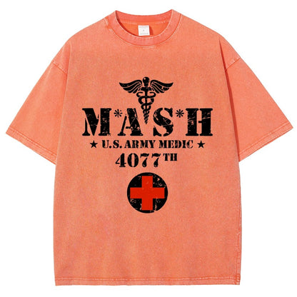 Old School University Vintage Distressed T-shirt