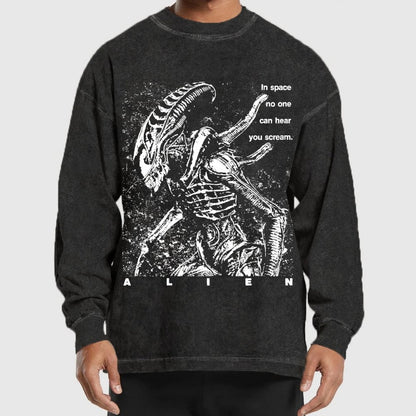 In Space No One Can Hear You Cleaned Long Sleeve Tee