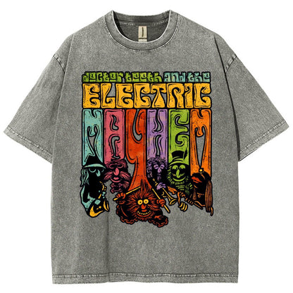 The Psychedelic Mayhem Vintage Distressed T-shirt