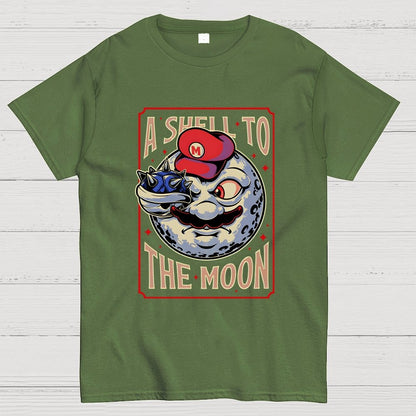 Moon Shell Movie Game Geek T-Shirt