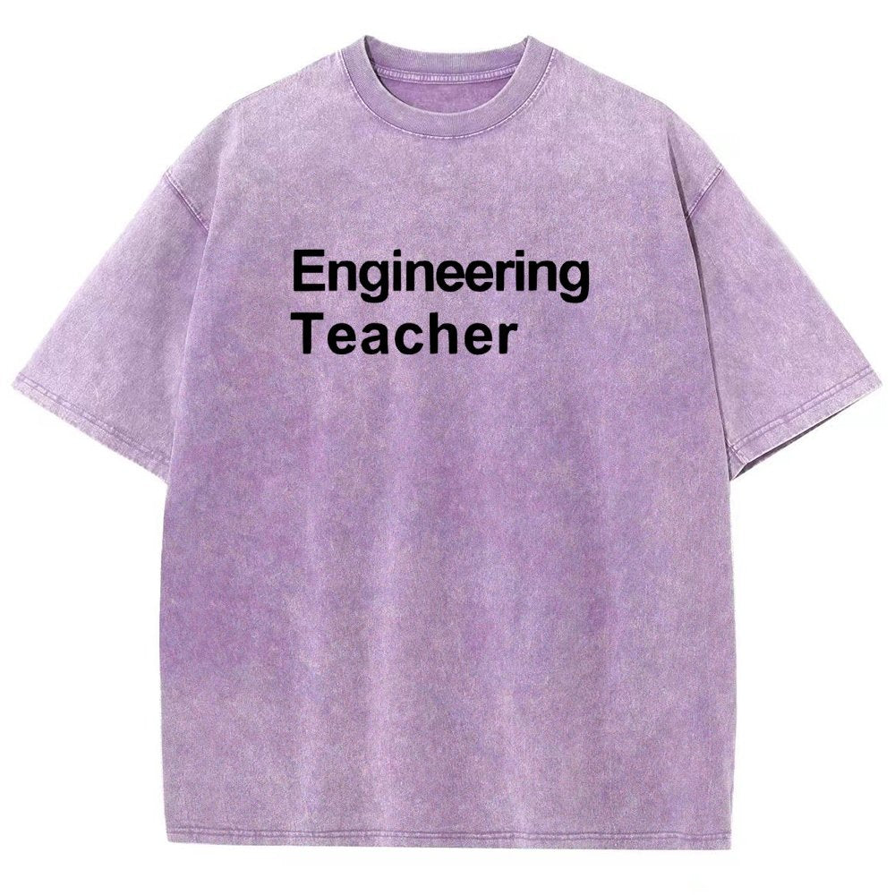 Engineering Teacher Unisex Washed T-Shirt