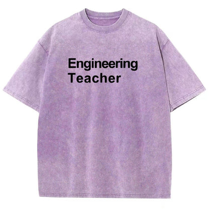 Engineering Teacher Unisex Washed T-Shirt