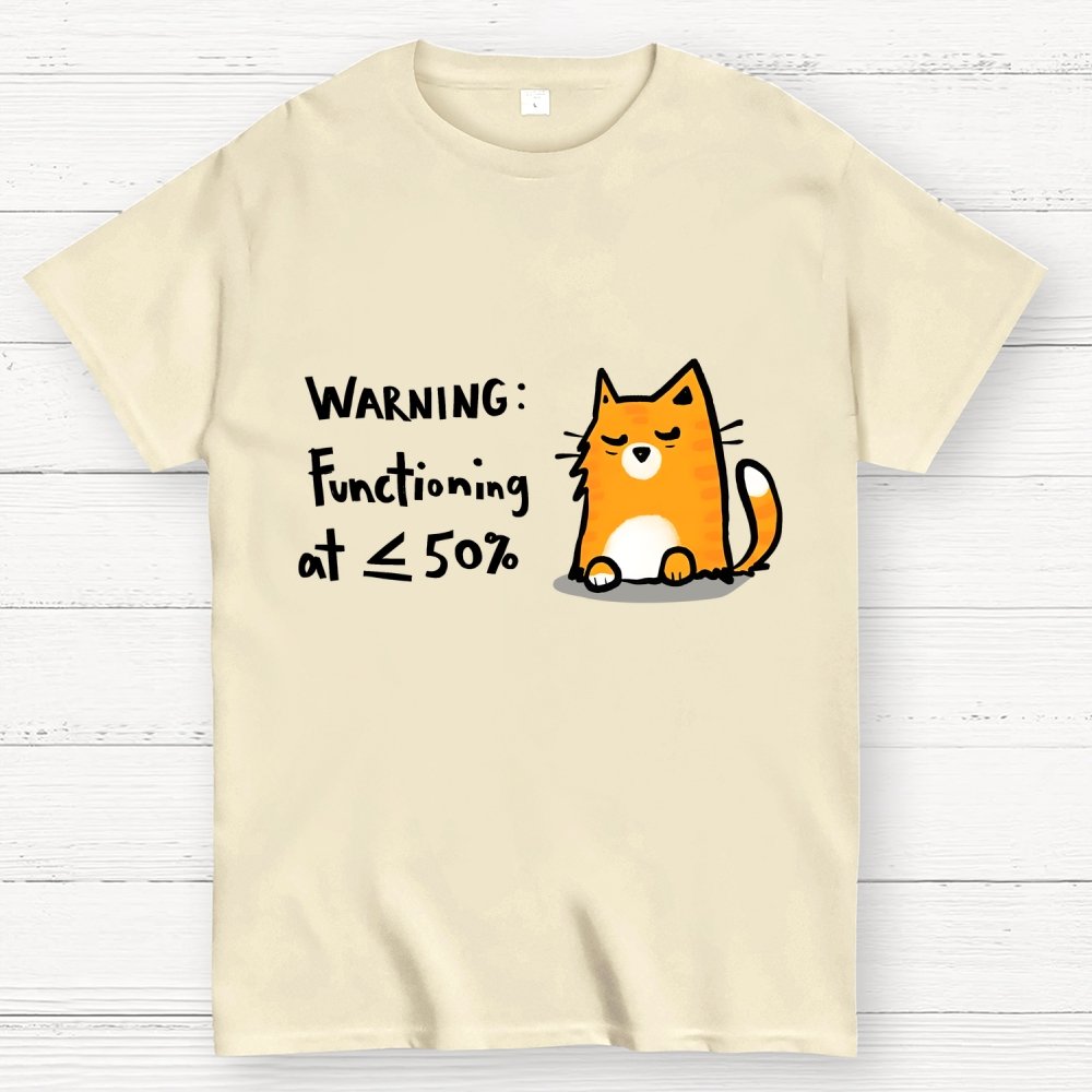 Functioning at Reduced Capacity Geek T-Shirt