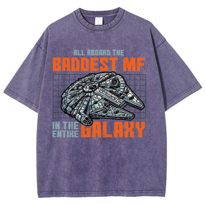 Baddest in the galaxy Vintage Distressed T-shirt