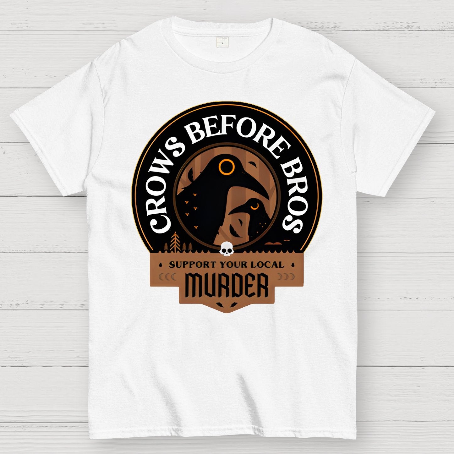 Crows Before Bros Geek T-Shirt