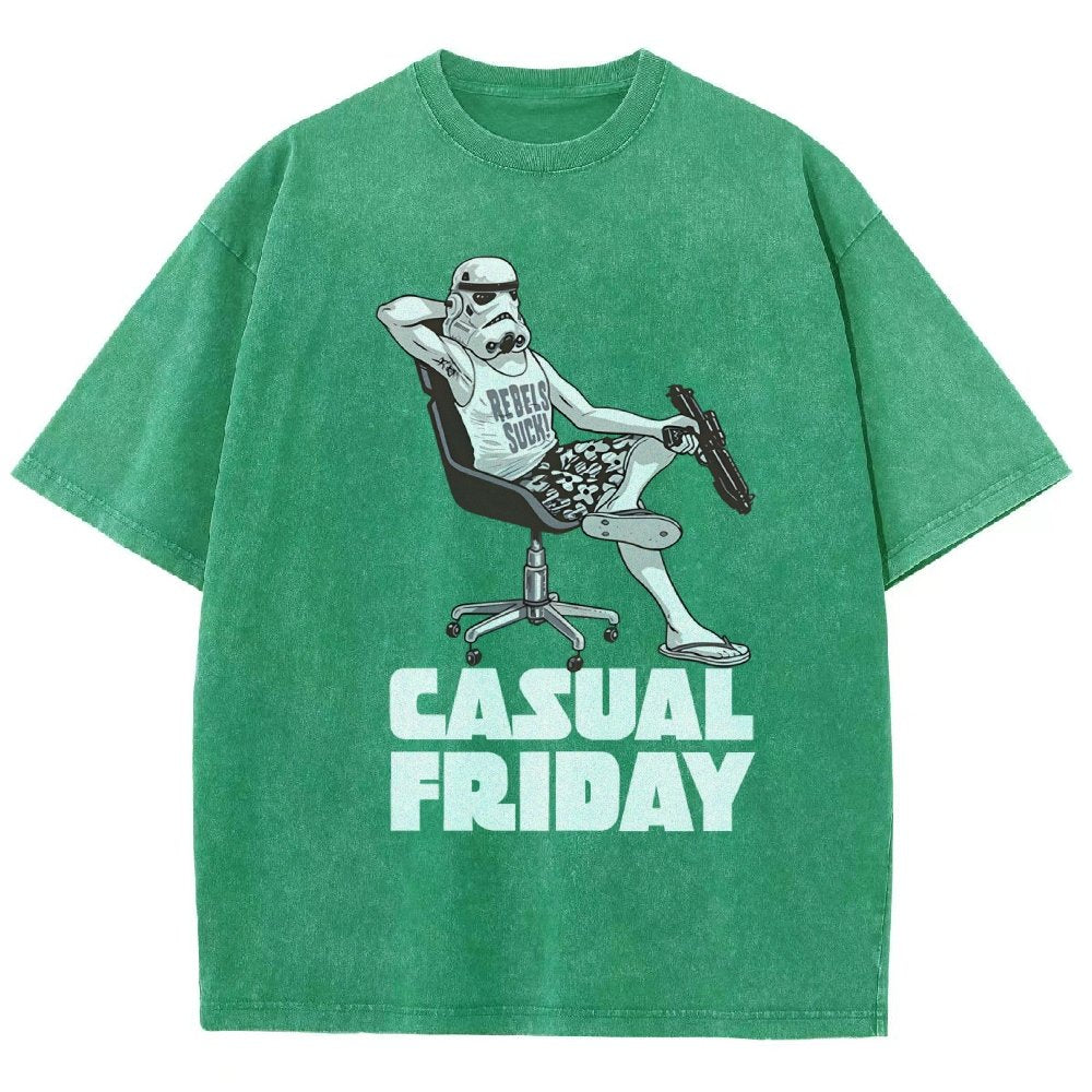 Casual Friday Vintage Distressed T-shirt