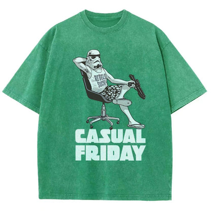 Casual Friday Vintage Distressed T-shirt