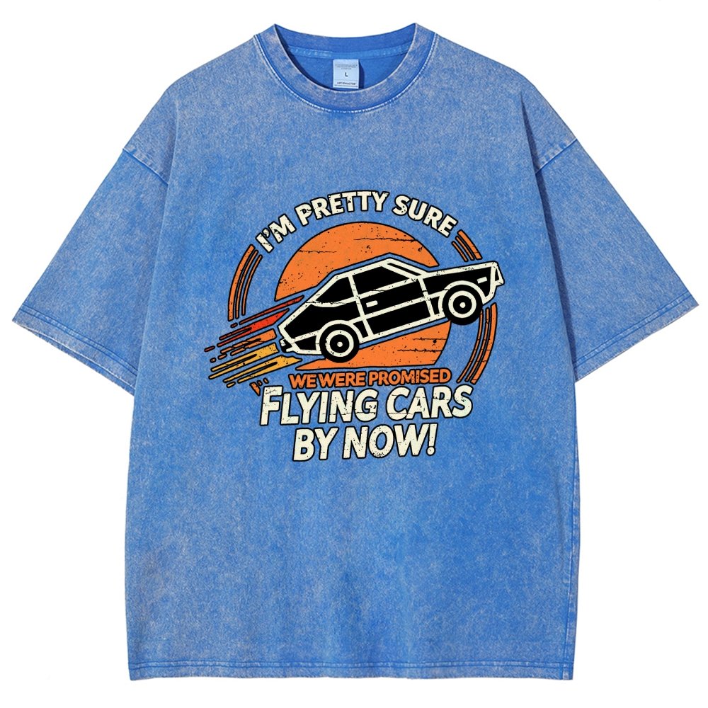 Flying Cars By Now Vintage Distressed T-shirt