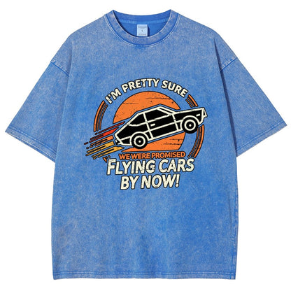 Flying Cars By Now Vintage Distressed T-shirt