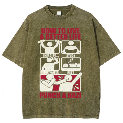 How To Have A Better Life Vintage Distressed T-shirt