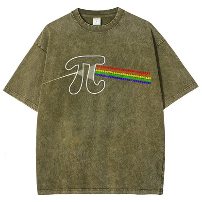 Pi Flow Vintage Distressed T-shirt