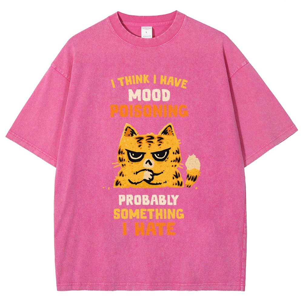 A Bad Case Of Mood Poisoning Vintage Distressed T-shirt