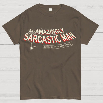 Amazingly Sarcastic Man Geek T-Shirt