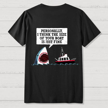 Polite Sharks Nerdy Back Printing Geek T-Shirt
