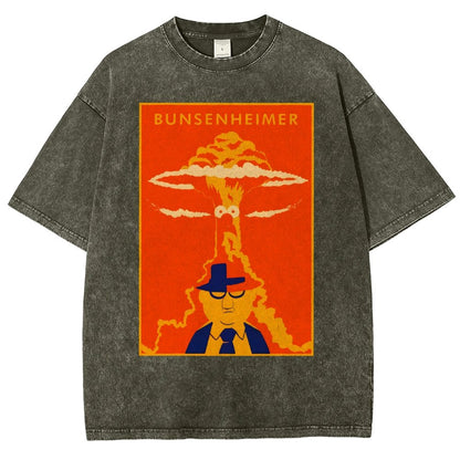 Bunsenheimer ！Vintage Distressed T-shirt