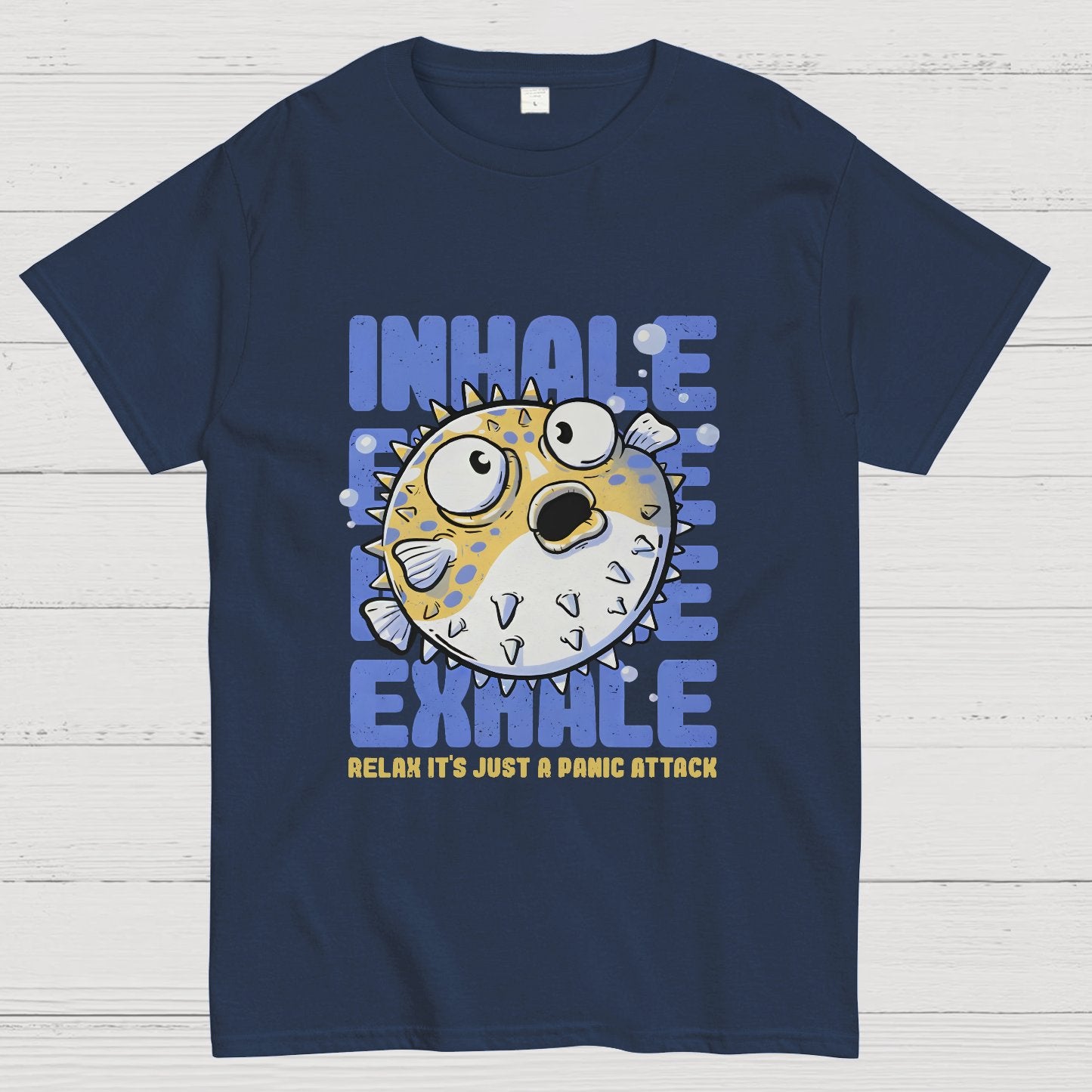Just a Panic Attack - Funny Fish Sarcasm Geeky T-Shirt