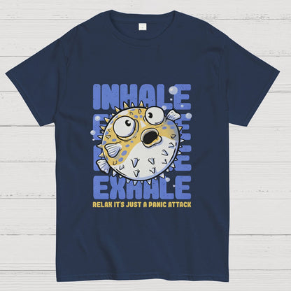 Just a Panic Attack - Funny Fish Sarcasm Geeky T-Shirt