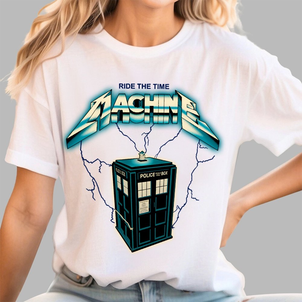 Ride the Time Machine Geek T-Shirt