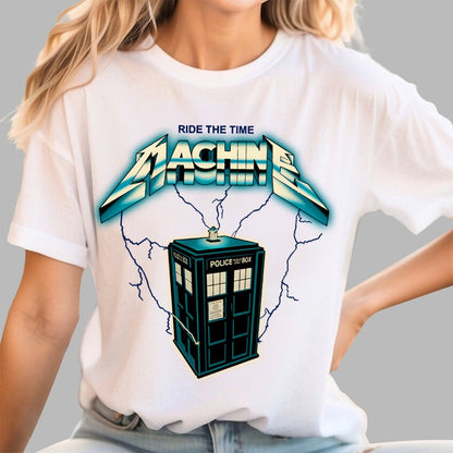 Ride the Time Machine Geek T-Shirt