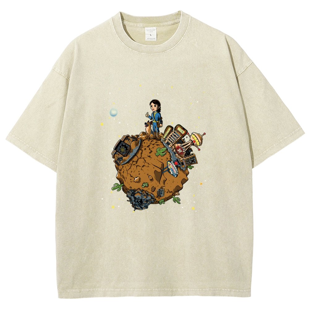 Le Okey Dokey Vintage Distressed T-shirt