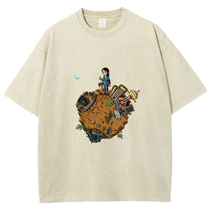 Le Okey Dokey Vintage Distressed T-shirt
