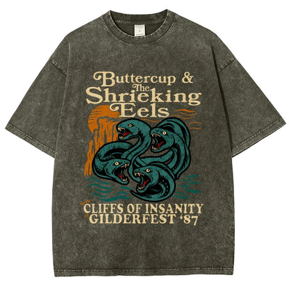 Buttercup & the Shrieking Eels at Harmonyfest Vintage Distressed T-shirt