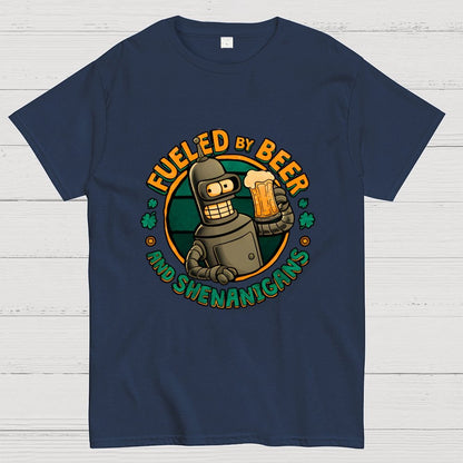 Fueled By Beer Geek T-Shirt
