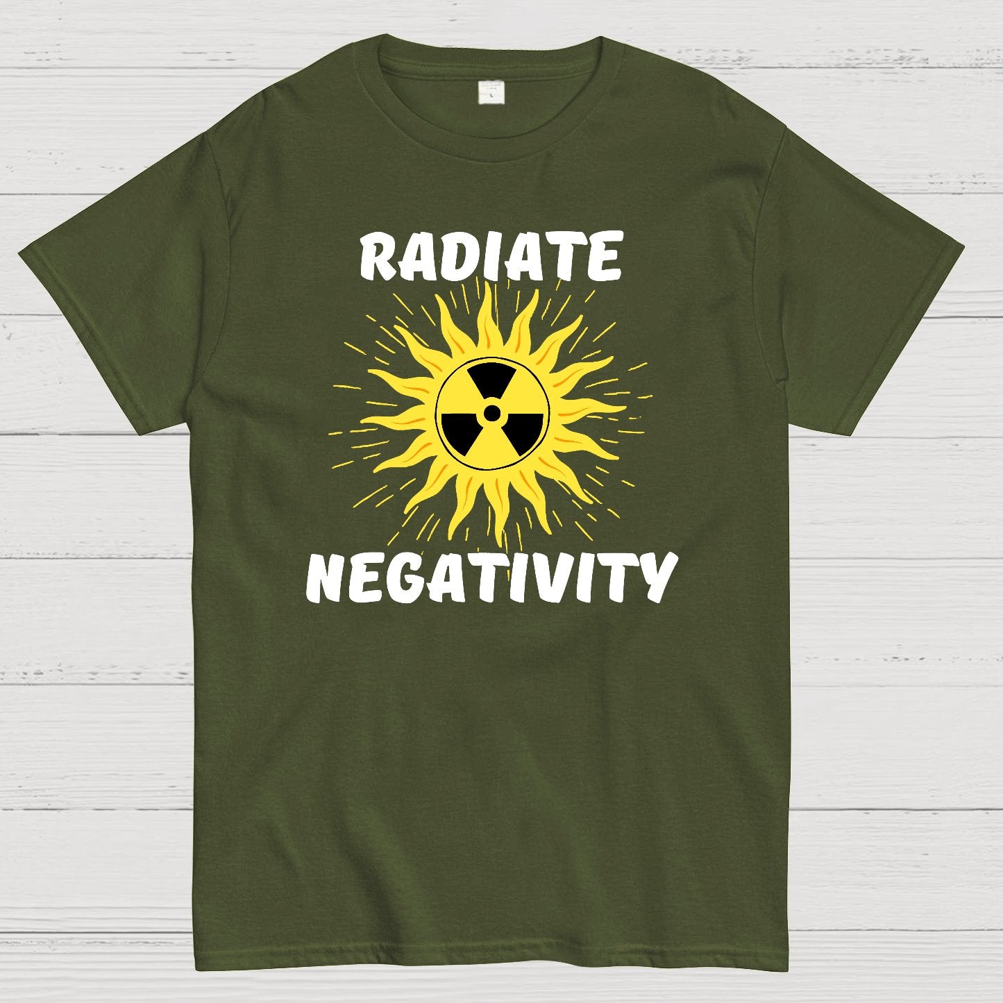 Radiate Negativity Geek T-Shirt
