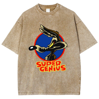 Dick Coyote Super Genius Vintage Distressed T-shirt