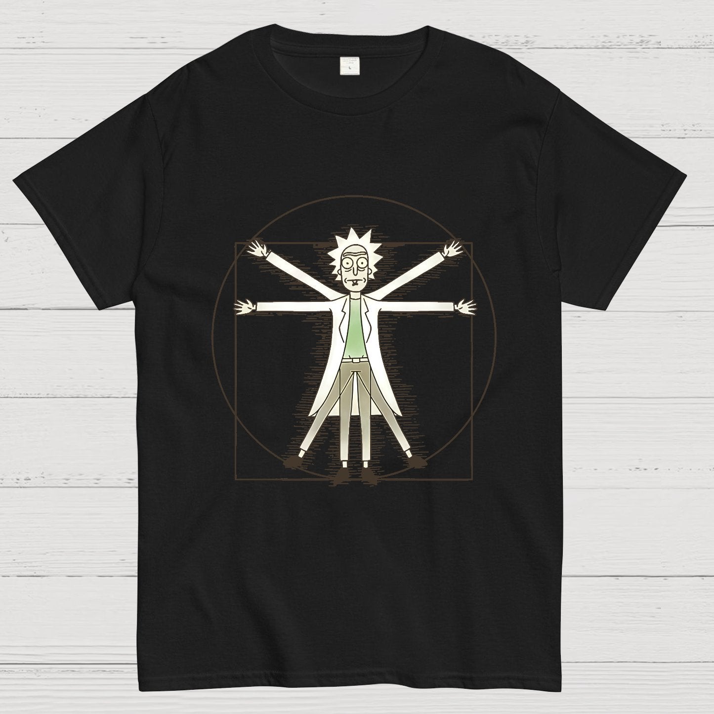 Vitruvian Man Geeky T-Shirt