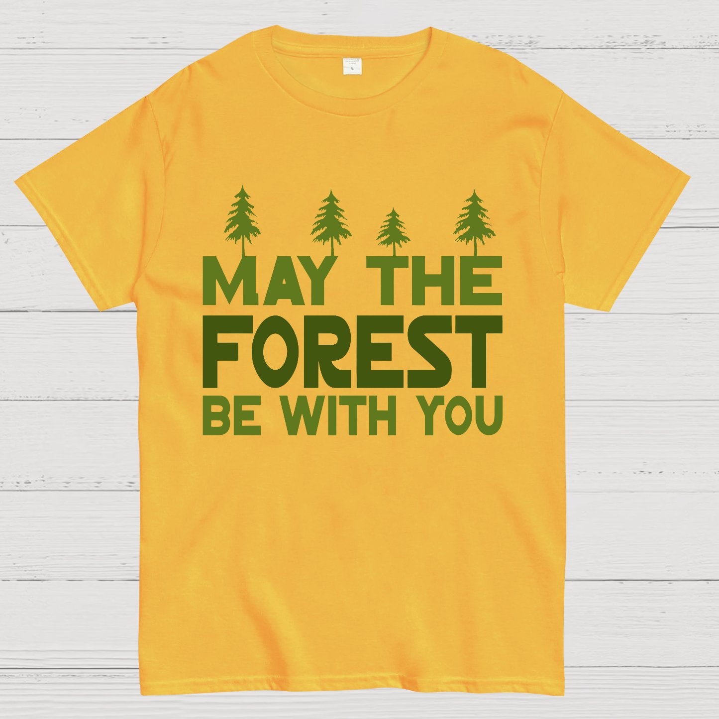 May The Forest Be With You Geeky T-Shirt