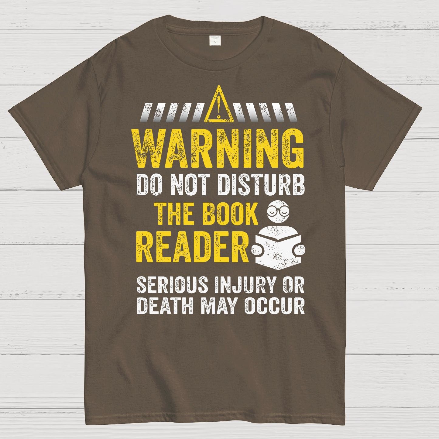 Warning Do Not Disturb The Book Reader Geek T-Shirt