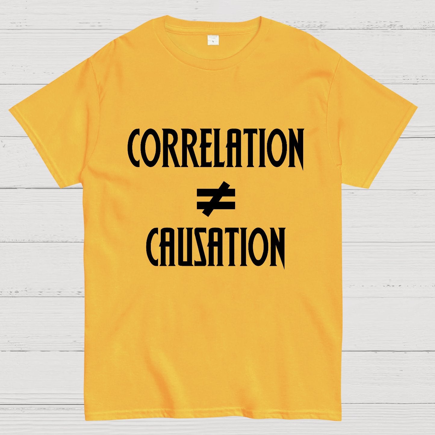 Correlation Does Not Imply Causation Geek T-Shirt