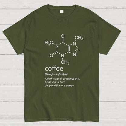 Caffeine Funny Coffee Geeky T-Shirt