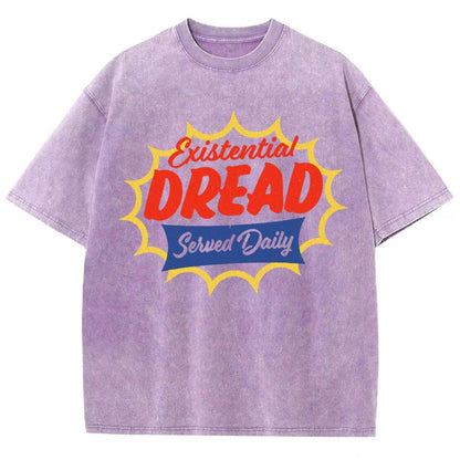 Existential Dread Vintage Distressed T-shirt