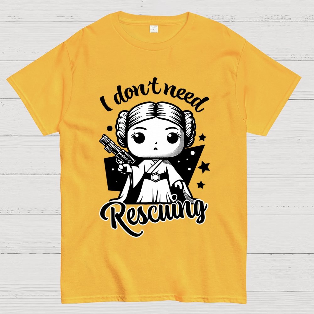 I Don't Need Rescuing Geek T-Shirt
