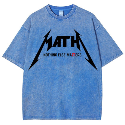 Math Nothing Else Matters Vintage Distressed T-shirt