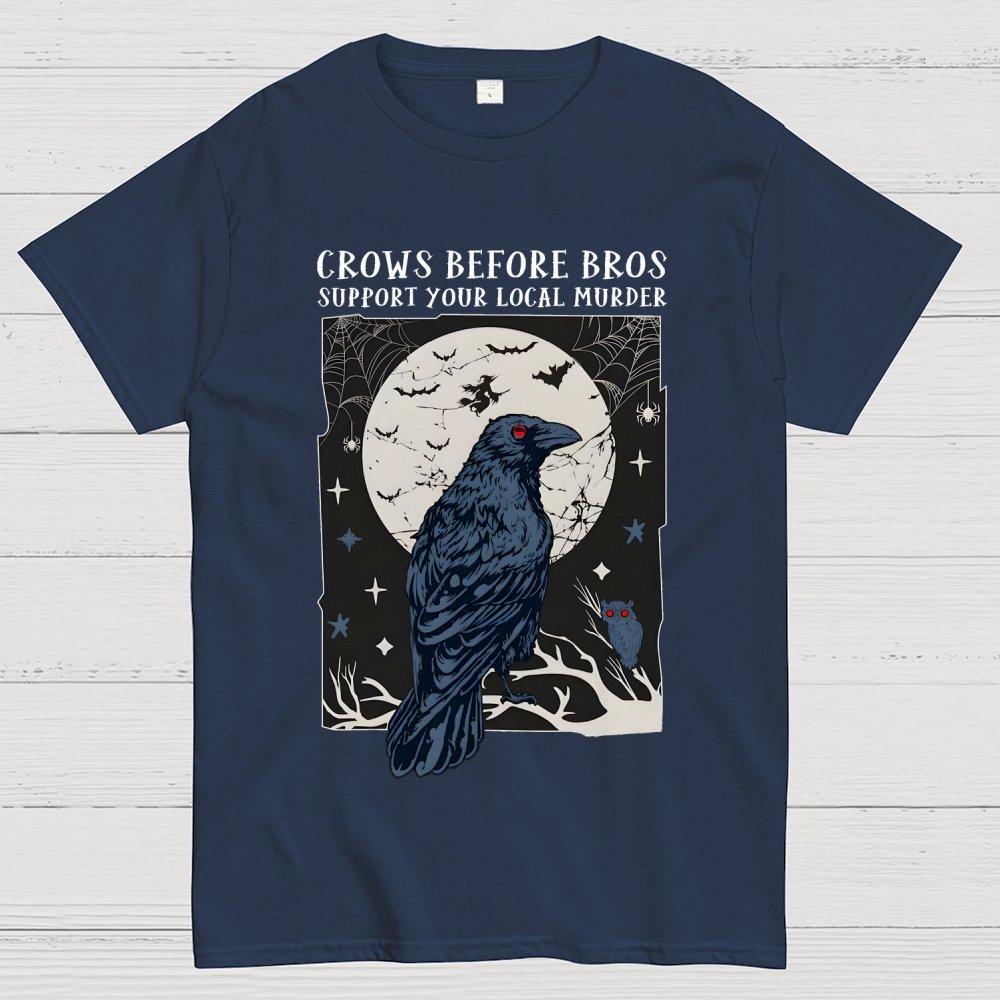 Crows Before Bros Unisex Geek T-Shirt