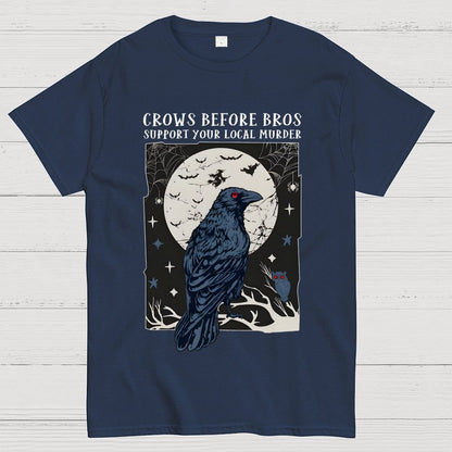 Crows Before Bros Unisex Geek T-Shirt