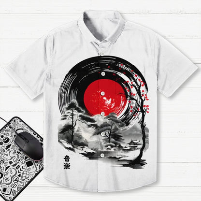 Sound Of Japan Sumi E Geek Hawaiian Shirt