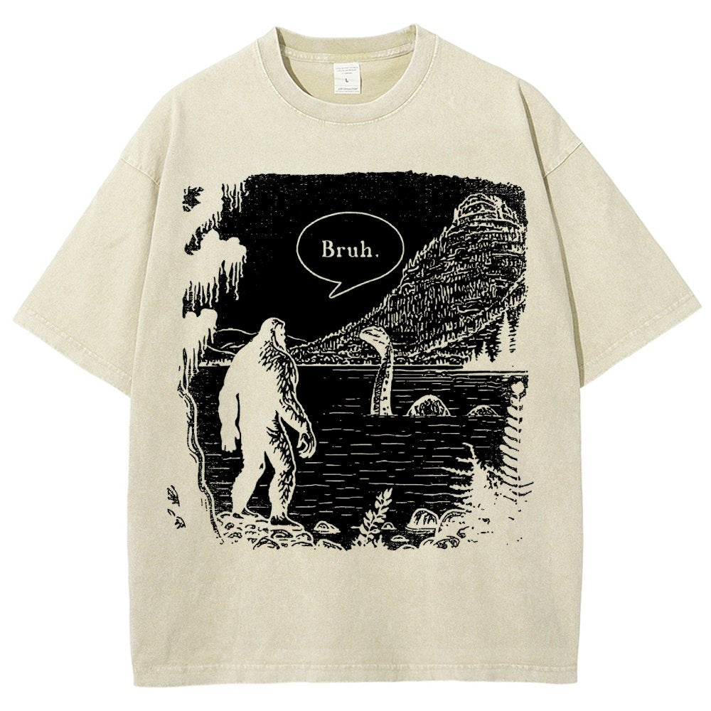 Bruh Vintage Distressed T-shirt