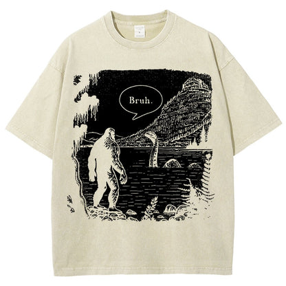 Bruh Vintage Distressed T-shirt