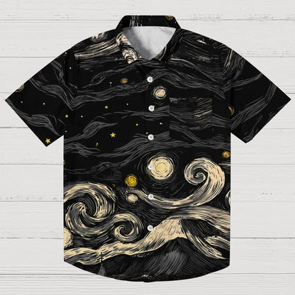 Starry Sky And Night Geeky Shirt