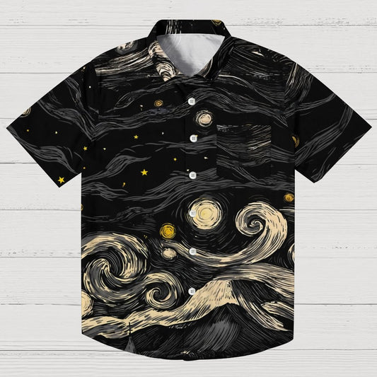Starry Sky And Night Geeky Shirt