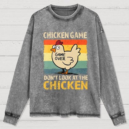 Chicken Game Washed Long Sleeve Tee