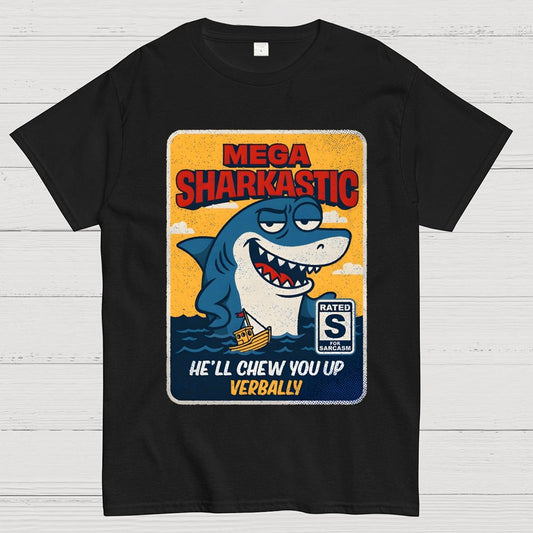 Mega Sharkastic Geek T-Shirt