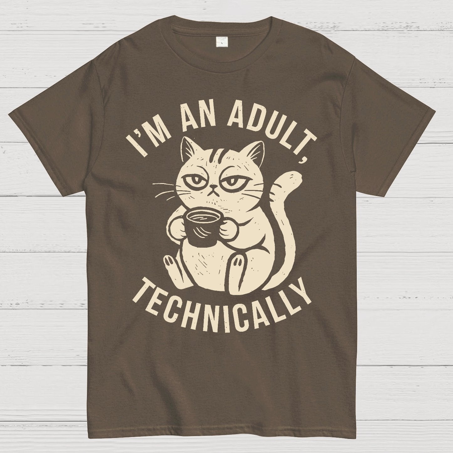 I'm An Adult Technically Geek T-Shirt