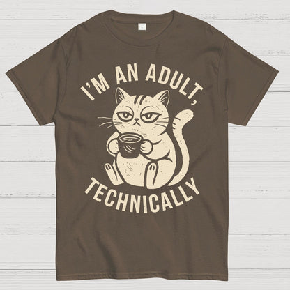 I'm An Adult Technically Geek T-Shirt