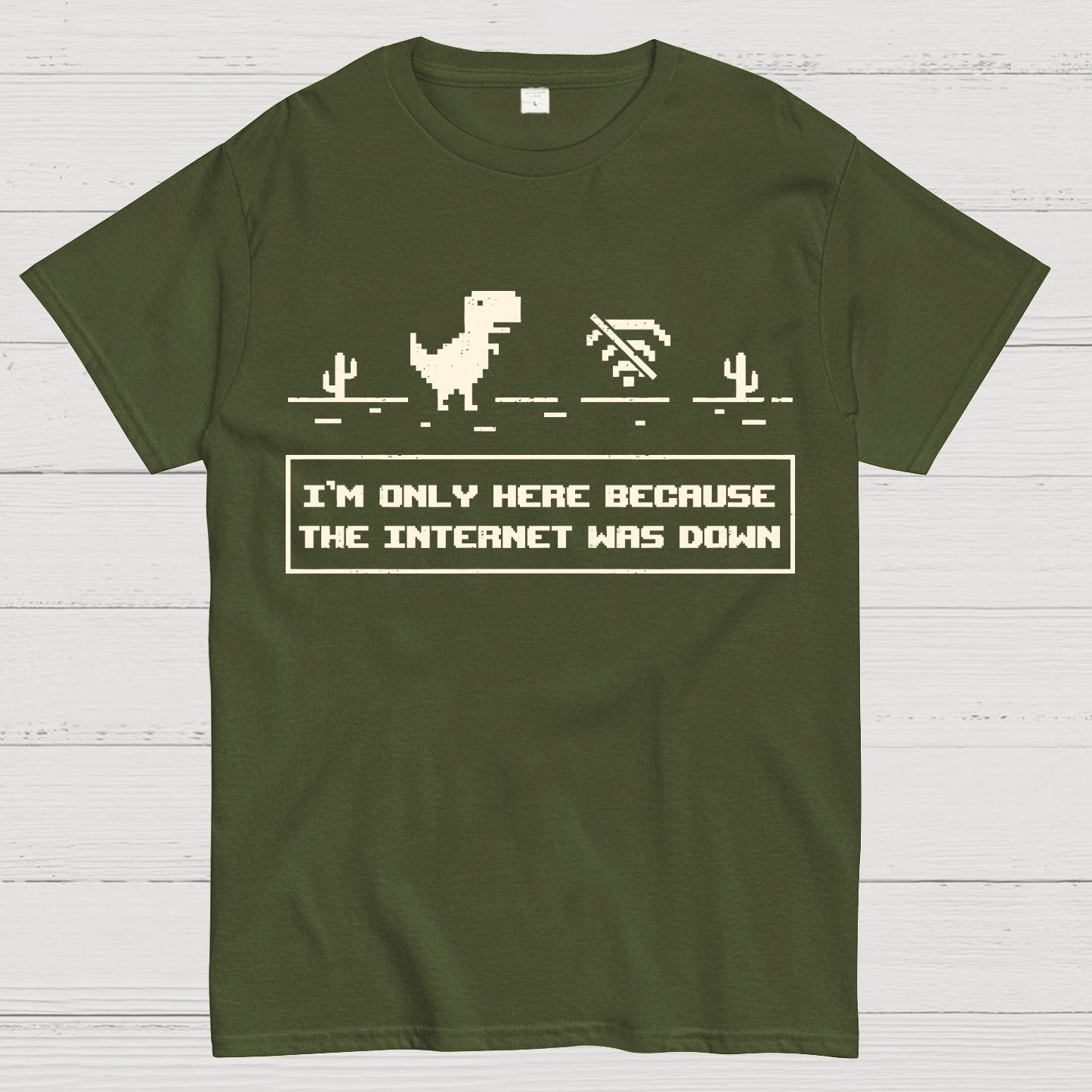 Offline Dino Geek T-Shirt